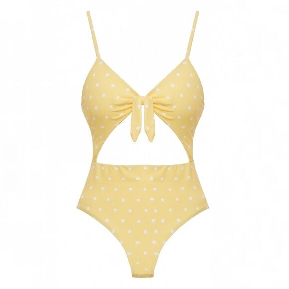 Anthropologie x Eberjey Alexia Dotty One-Piece - Picture 3 of 11